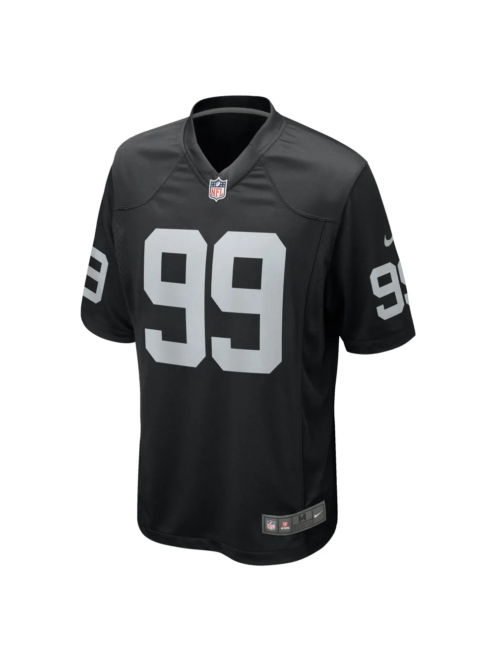 Men's Las Vegas Raiders Nesta Jade Silvera Nike Black Team Game Jersey