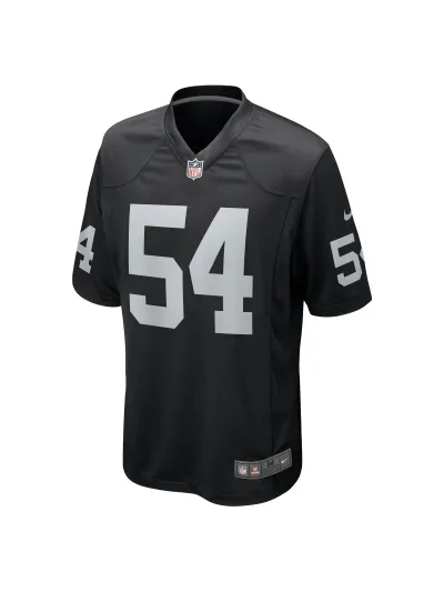 Men's Las Vegas Raiders Netane Muti Nike Black Team Game Jersey 02
