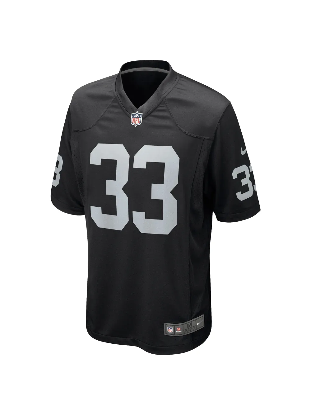 Men's Las Vegas Raiders Roderic Teamer Nike Black Game Jersey