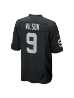 Men's Las Vegas Raiders Tyree Wilson Nike Black 2023 NFL Draft First Round Pick Game Jersey