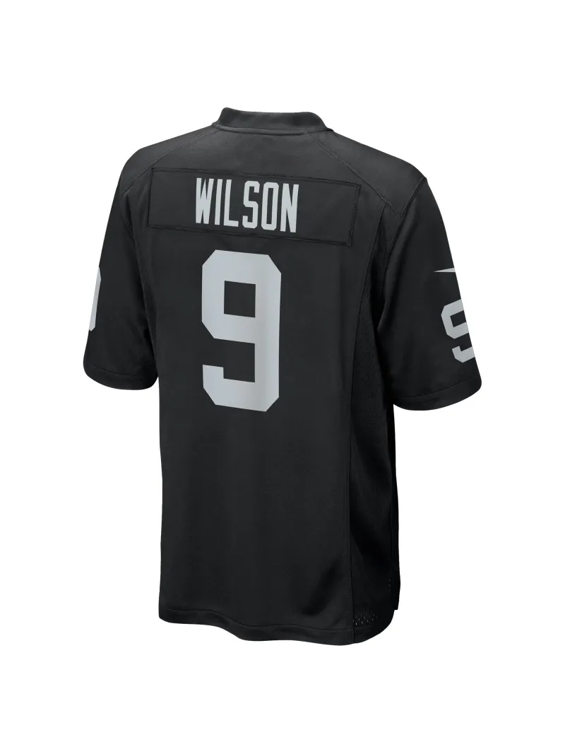 Men's Las Vegas Raiders Tyree Wilson Nike Black 2023 NFL Draft First Round Pick Game Jersey