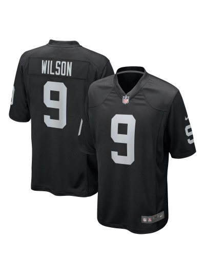 Men's Las Vegas Raiders Tyree Wilson Nike Black 2023 NFL Draft First Round Pick Game Jersey 01