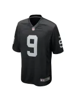 Men's Las Vegas Raiders Tyree Wilson Nike Black 2023 NFL Draft First Round Pick Game Jersey