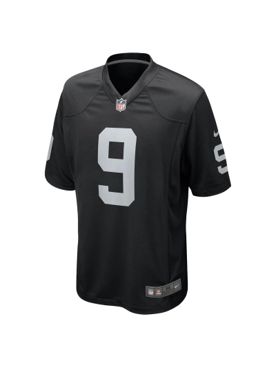 Men's Las Vegas Raiders Tyree Wilson Nike Black 2023 NFL Draft First Round Pick Game Jersey 02