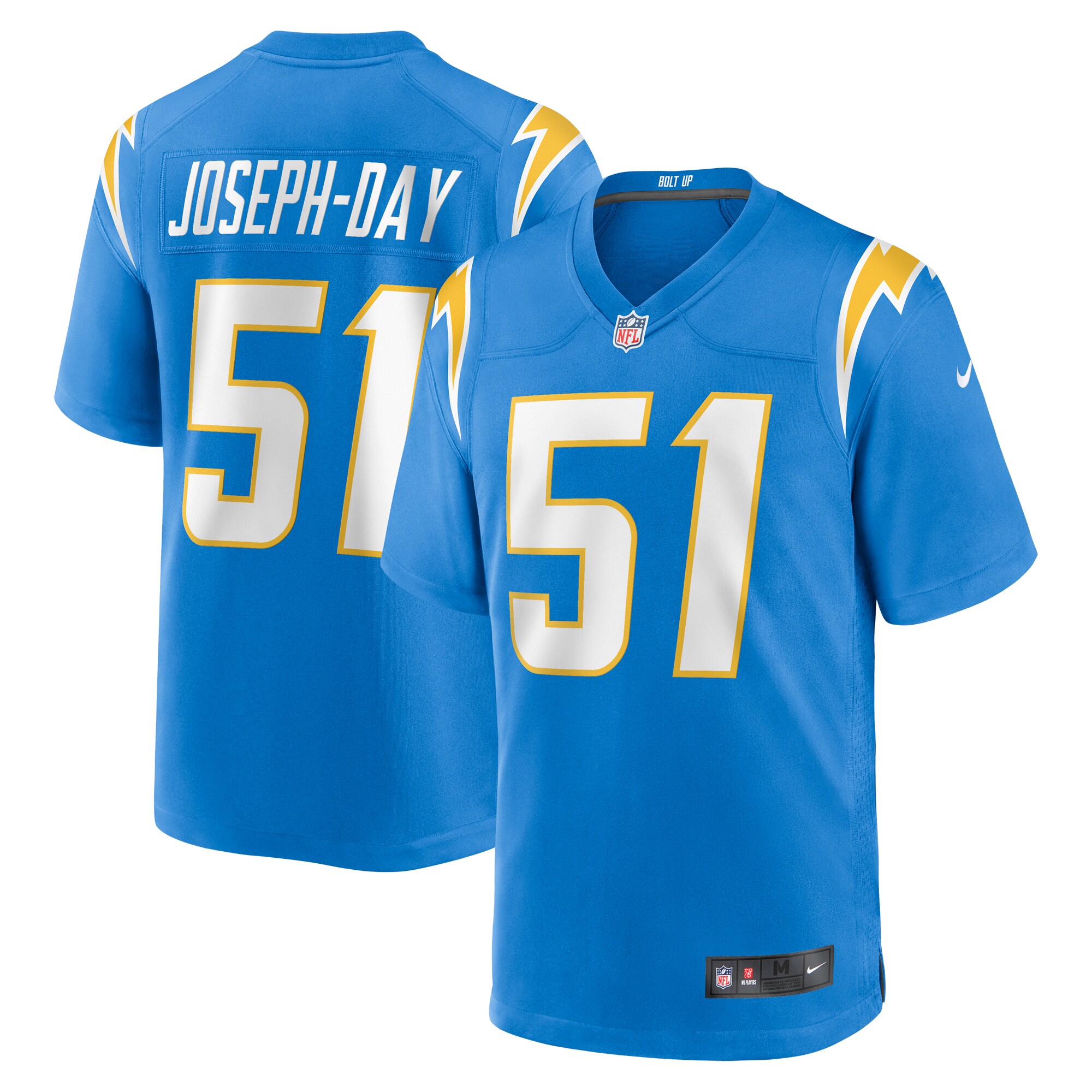 Men's Los Angeles Chargers Sebastian Joseph-Day Nike Powder Blue Game Player Jersey