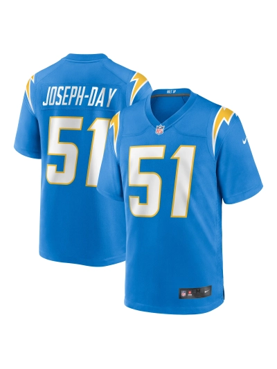 Men's Los Angeles Chargers Sebastian Joseph-Day Nike Powder Blue Game Player Jersey 01