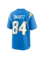 Men's Los Angeles Chargers Stone Smartt Nike Powder Blue Team Game Jersey