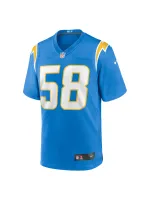 Men's Los Angeles Chargers Tae Crowder Nike Powder Blue Team Game Jersey