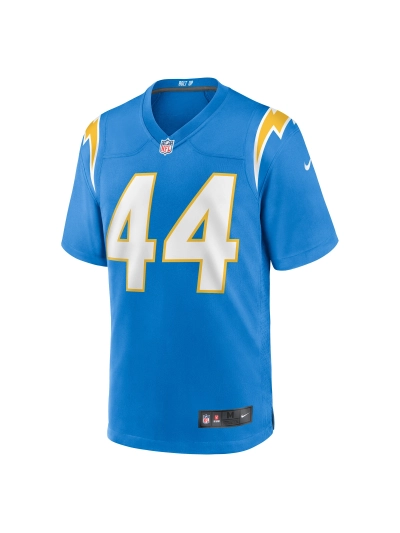 Men's Los Angeles Chargers Tanner Muse Nike Powder Blue Team Game Jersey 02