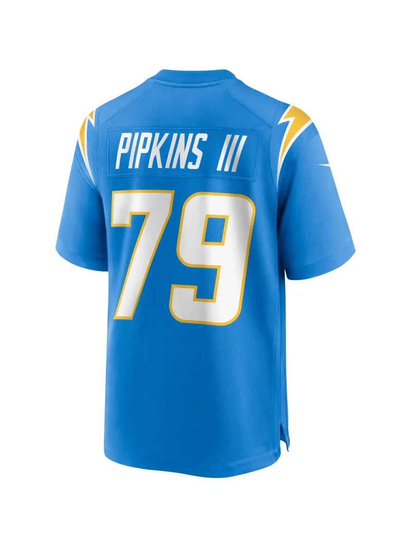 Men's Los Angeles Chargers Trey Pipkins III Nike Powder Blue Game Jersey