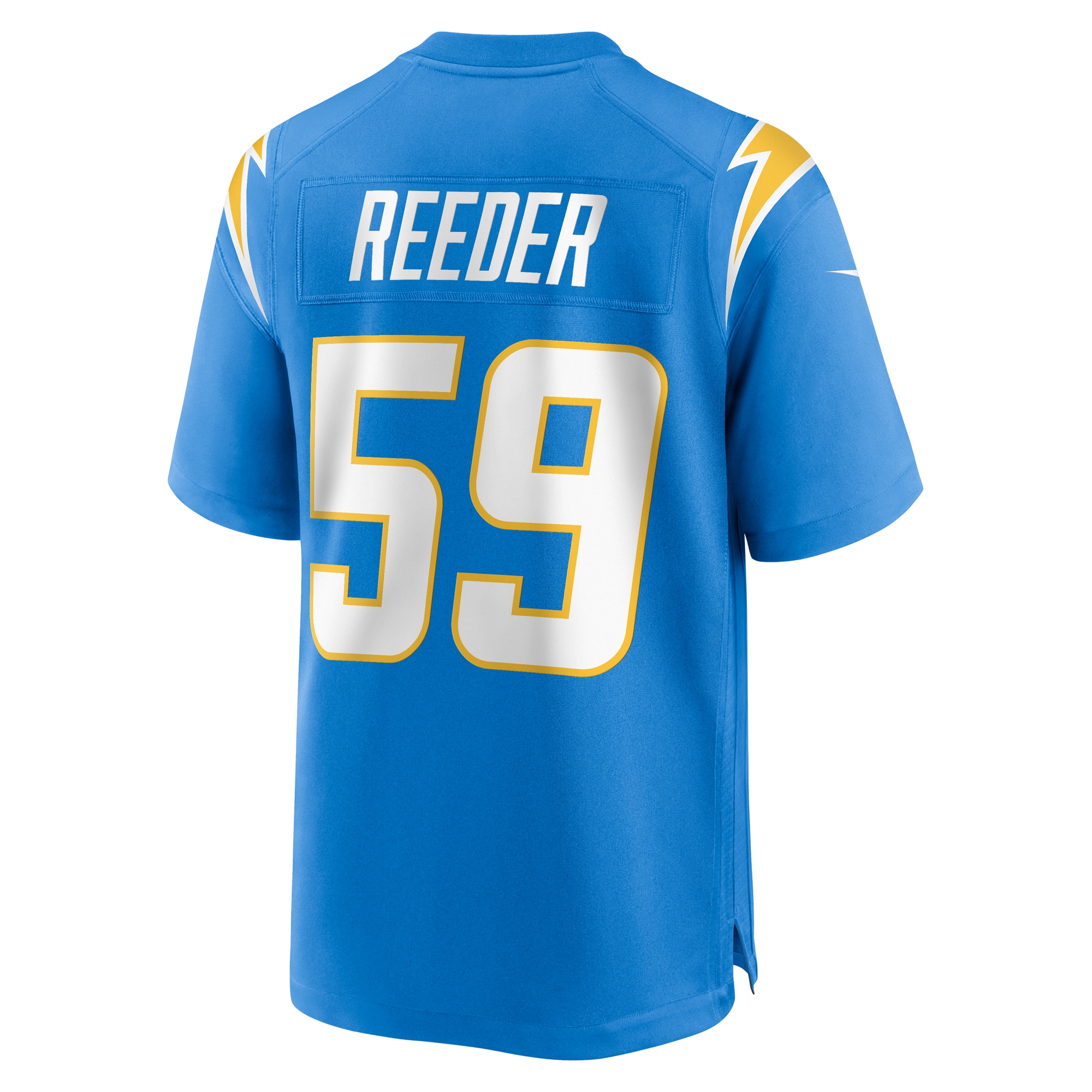 Men's Los Angeles Chargers Troy Reeder Nike Powder Blue Team Game Jersey
