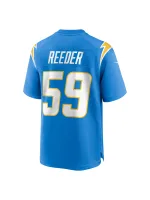 Men's Los Angeles Chargers Troy Reeder Nike Powder Blue Team Game Jersey