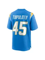 Men's Los Angeles Chargers Tuli Tuipulotu Nike Powder Blue Team Game Jersey