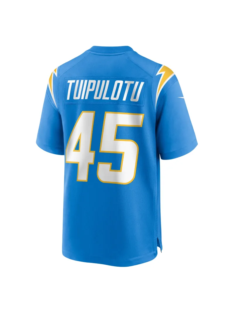 Men's Los Angeles Chargers Tuli Tuipulotu Nike Powder Blue Team Game Jersey