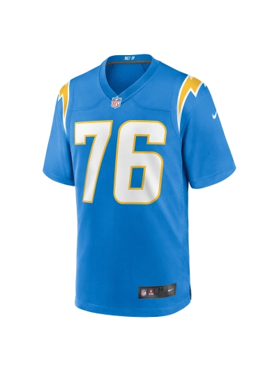 Men's Los Angeles Chargers Will Clapp Nike Powder Blue Game Jersey 02