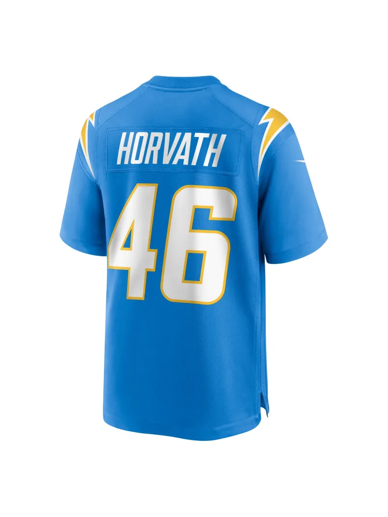 Men's Los Angeles Chargers Zander Horvath Nike Powder Blue Game Jersey