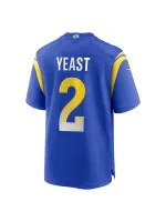 Men's Los Angeles Rams Russ Yeast Nike Royal Home Game Jersey