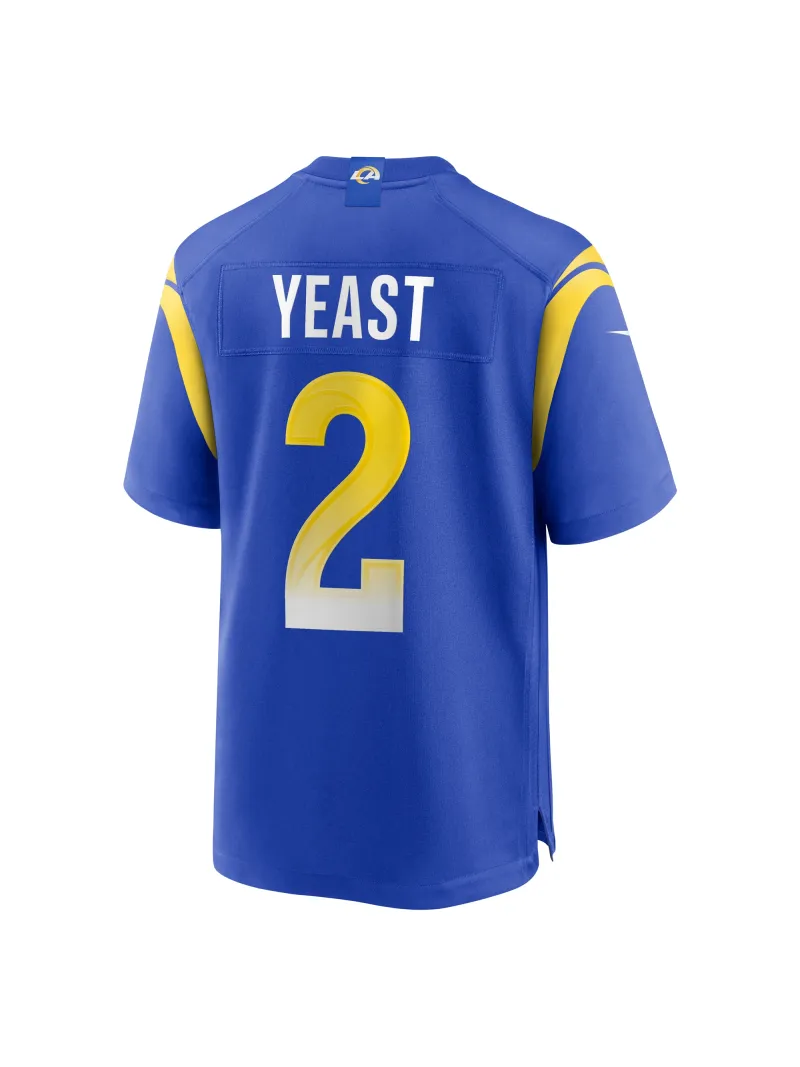 Men's Los Angeles Rams Russ Yeast Nike Royal Home Game Jersey