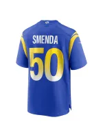 Men's Los Angeles Rams Ryan Smenda Nike Royal Home Game Jersey
