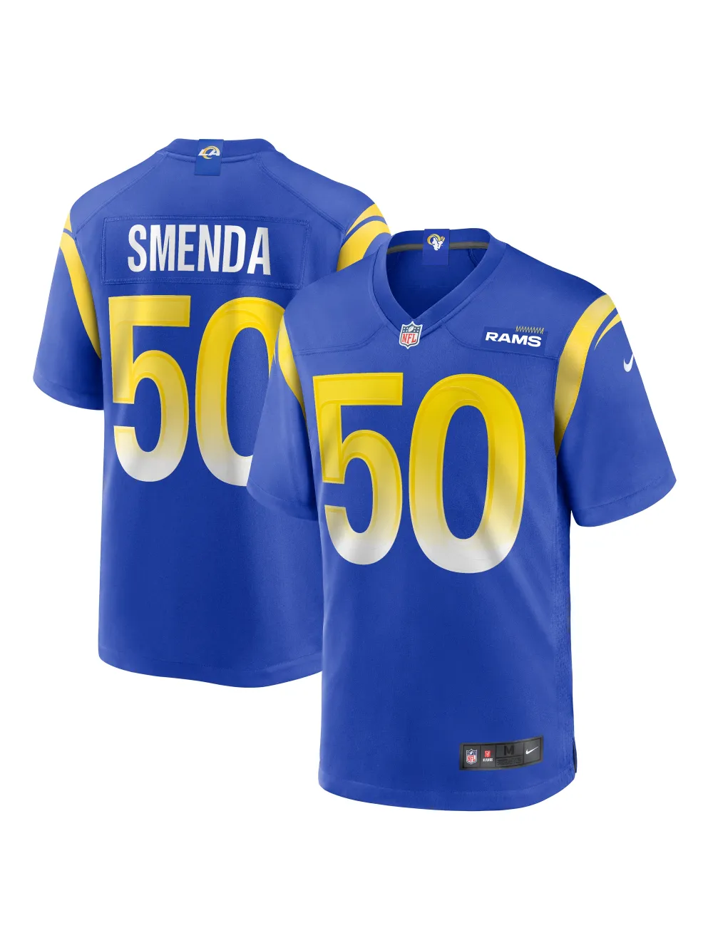 Men's Los Angeles Rams Ryan Smenda Nike Royal Home Game Jersey