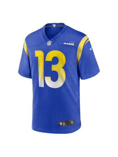 Men's Los Angeles Rams Stetson Bennett Nike Royal Team Game Jersey 02