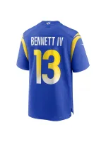 Men's Los Angeles Rams Stetson Bennett Nike Royal Team Game Jersey