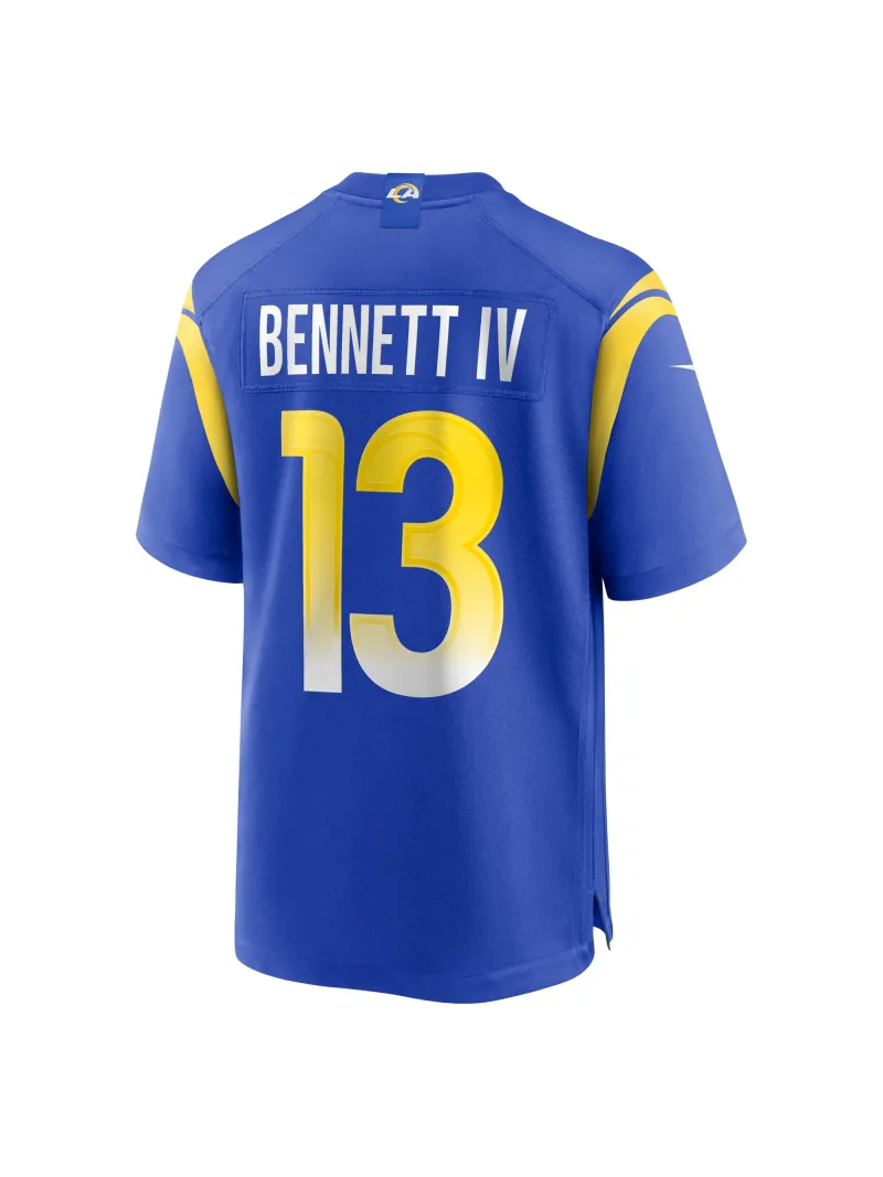 Men's Los Angeles Rams Stetson Bennett Nike Royal Team Game Jersey