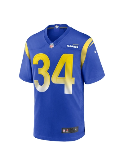 Men's Los Angeles Rams Tanner Ingle Nike Royal Home Game Jersey 02