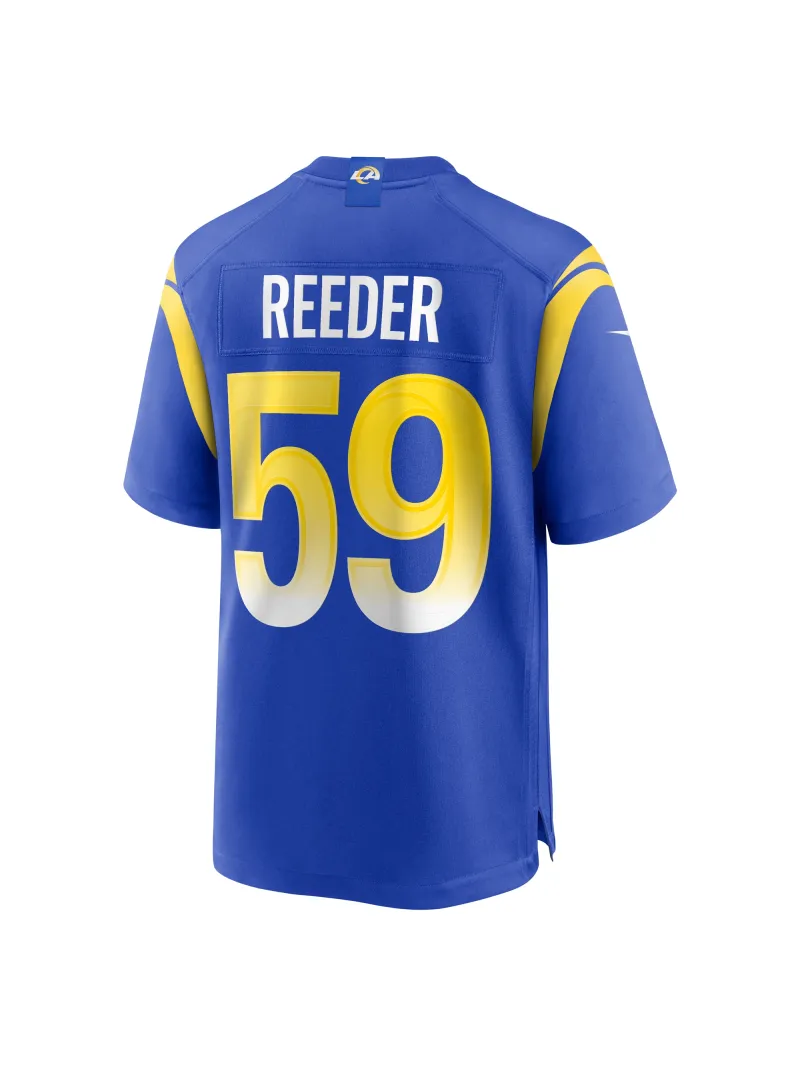 Men's Los Angeles Rams Troy Reeder Nike Royal Team Game Jersey