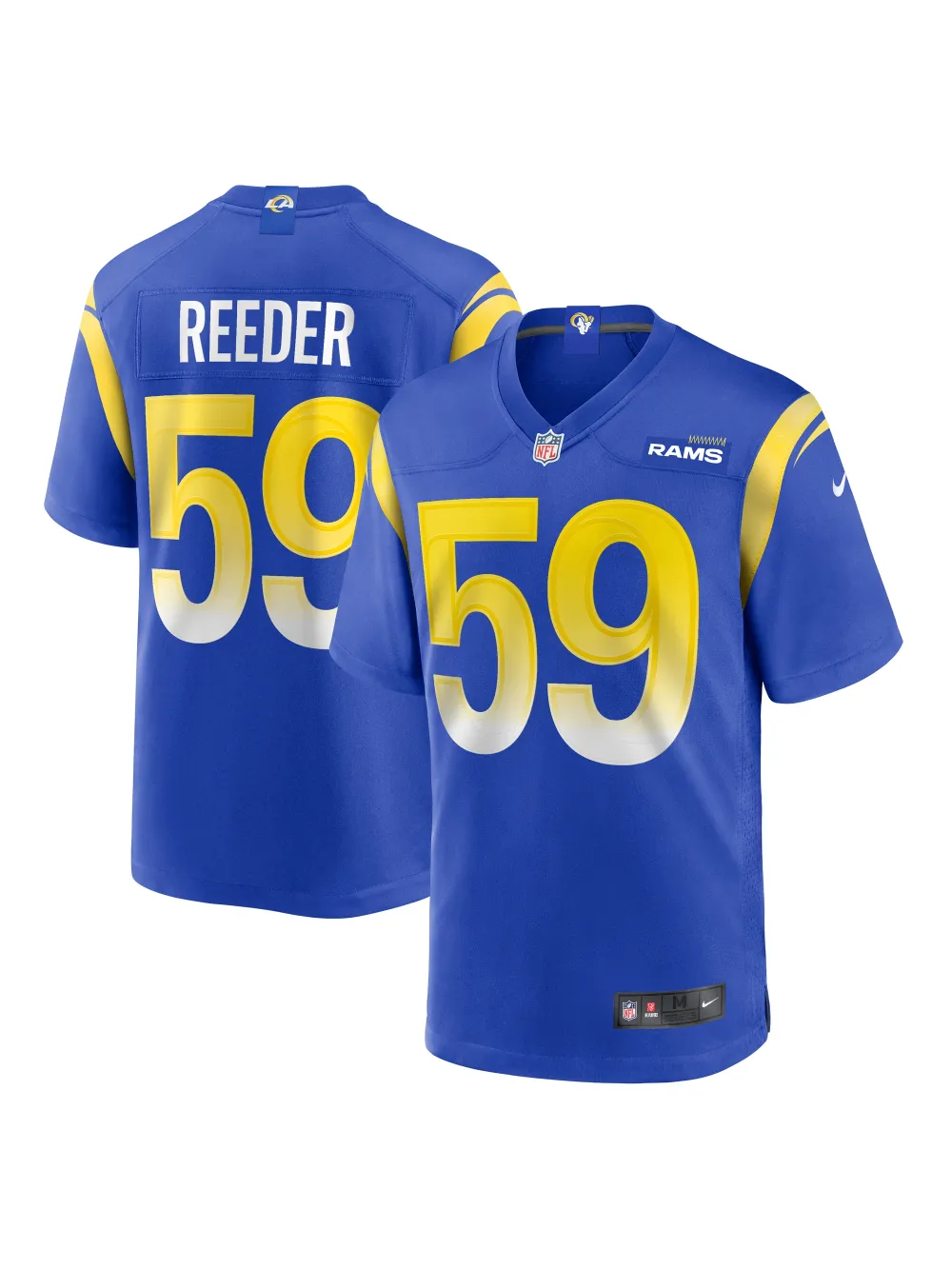 Men's Los Angeles Rams Troy Reeder Nike Royal Team Game Jersey