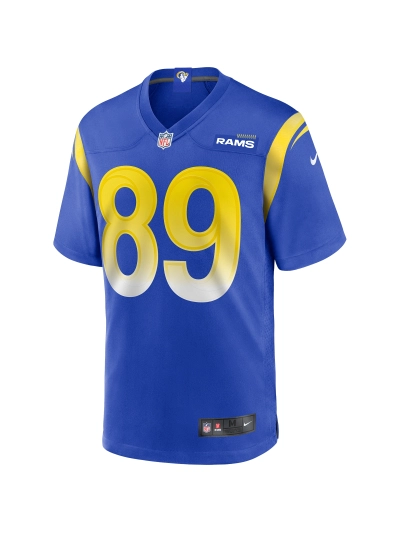 Men's Los Angeles Rams Tyler Higbee Nike Royal Game Player Jersey 02