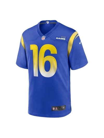 Men's Los Angeles Rams Tyler Johnson Nike Royal Team Game Jersey 02