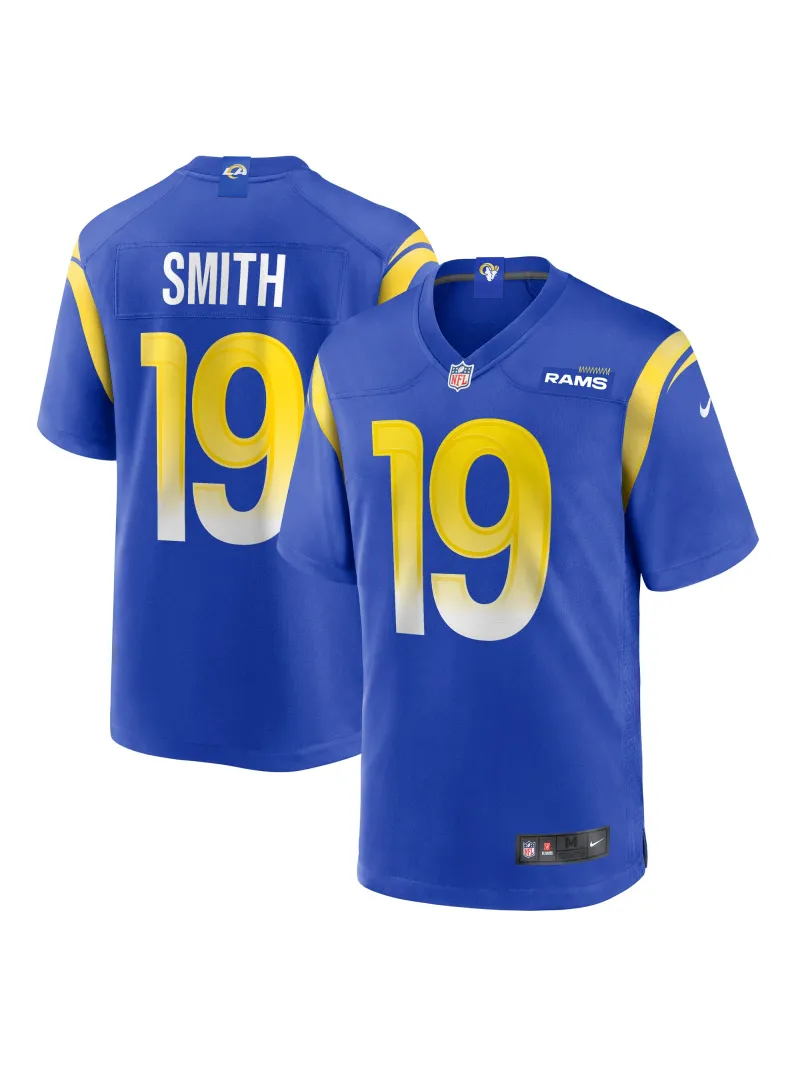 Men's Los Angeles Rams Xavier Smith Nike Royal Home Game Jersey