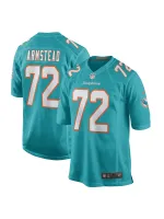 Men's Miami Dolphins Terron Armstead Nike Aqua Game Jersey