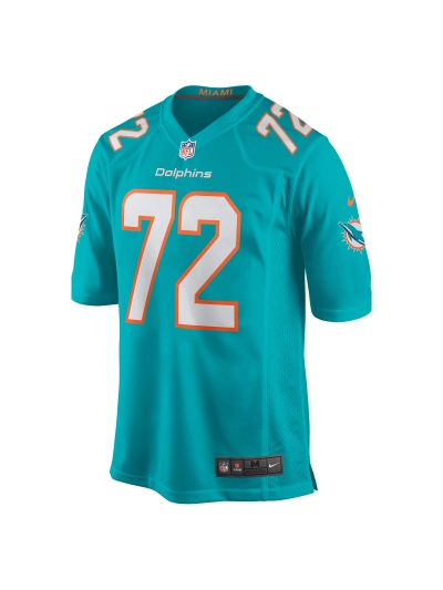 Men's Miami Dolphins Terron Armstead Nike Aqua Game Jersey 02