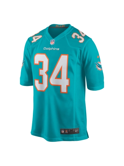 Men's Miami Dolphins Tino Ellis Nike Aqua Home Game Player Jersey 02