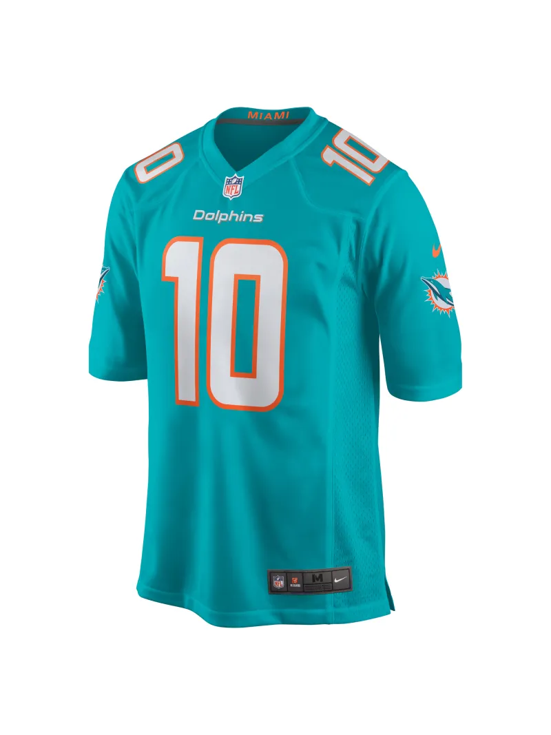 Men's Miami Dolphins Tyreek Hill Nike Aqua Game Jersey