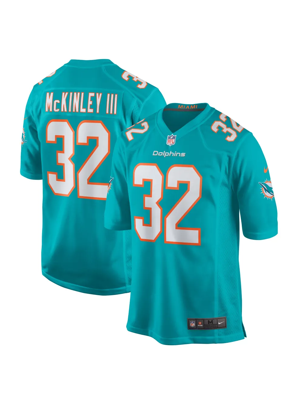Men's Miami Dolphins Verone McKinley III Nike Aqua Game Player Jersey