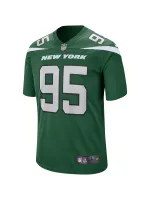  Men's New York Jets Quinnen Williams Nike Gotham Green Game Jersey