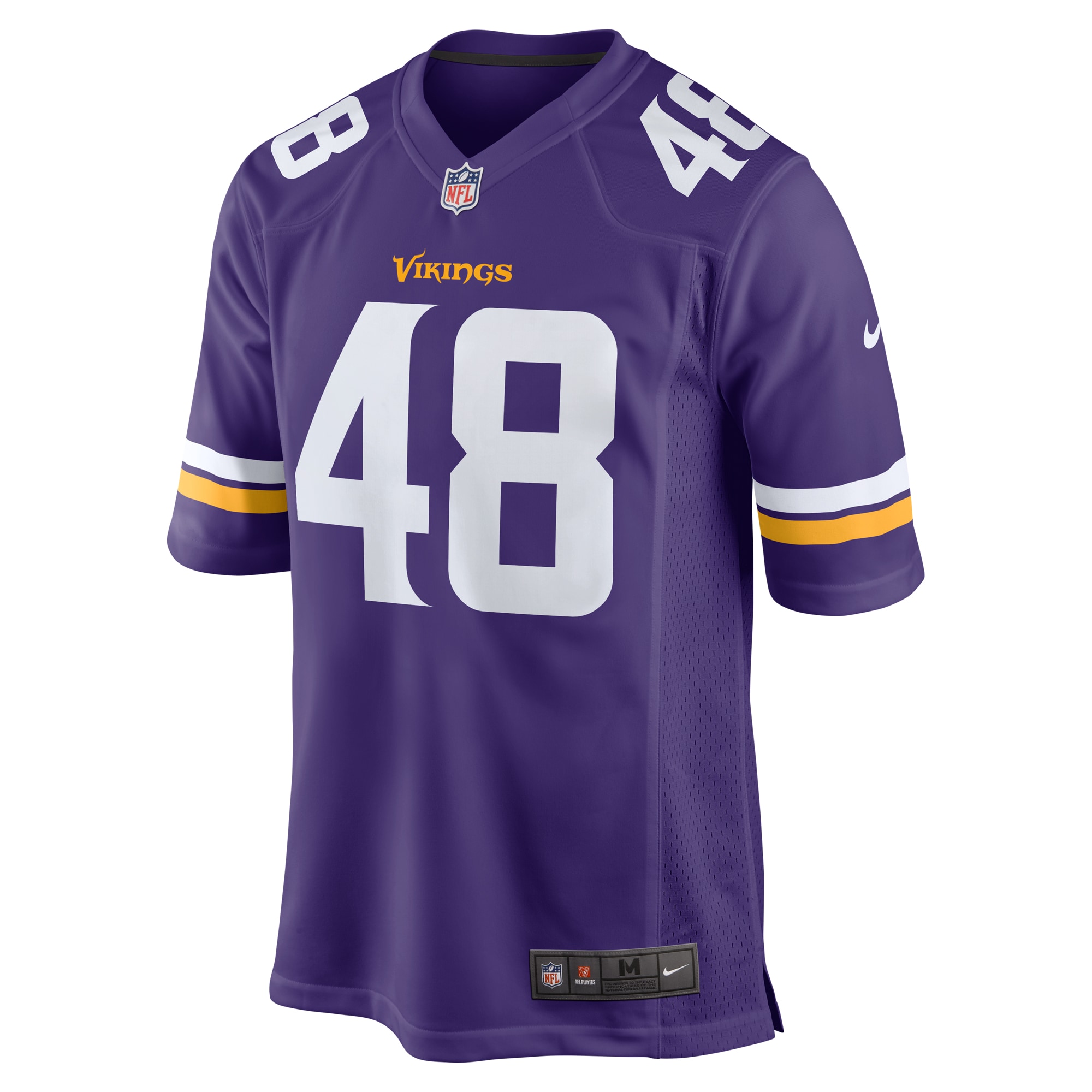 Men's Minnesota Vikings Quincy Roche Nike Purple Team Game Jersey