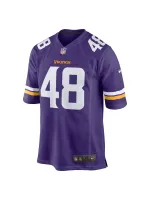 Men's Minnesota Vikings Quincy Roche Nike Purple Team Game Jersey