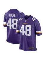 Men's Minnesota Vikings Quincy Roche Nike Purple Team Game Jersey