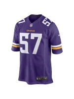 Men's Minnesota Vikings Ryan Connelly Nike Purple Game Jersey