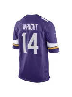 Men's Minnesota Vikings Ryan Wright Nike Purple Game Player Jersey