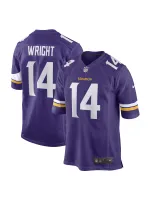 Men's Minnesota Vikings Ryan Wright Nike Purple Game Player Jersey
