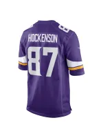 Men's Minnesota Vikings T.J. Hockenson Nike Purple Game Player Jersey