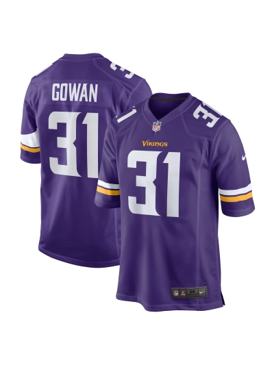 Men's Minnesota Vikings Tay Gowan Nike Purple Home Game Player Jersey 01
