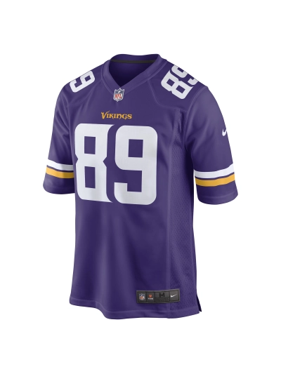 Men's Minnesota Vikings Thomas Hennigan Nike Purple Game Player Jersey 02