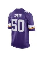 Men's Minnesota Vikings TJ Smith Nike Purple Home Game Player Jersey