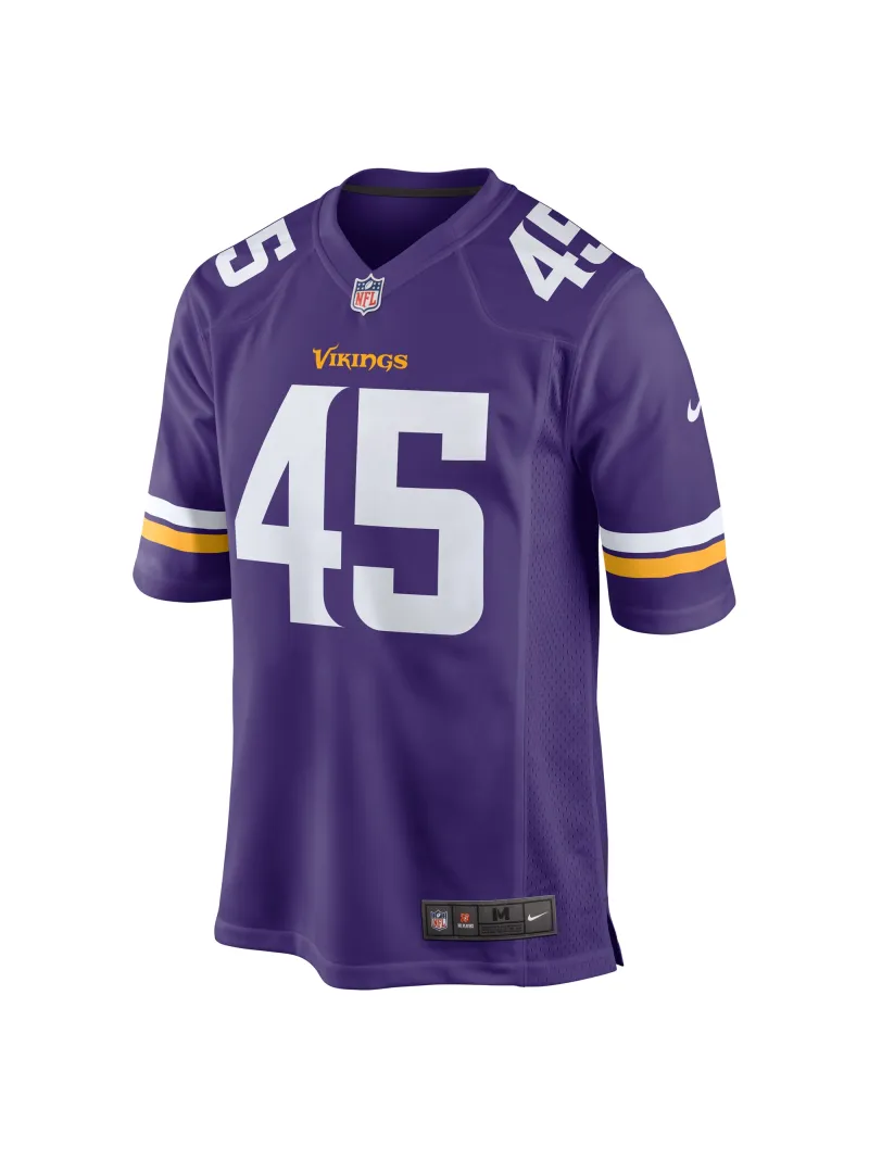 Men's Minnesota Vikings Troy Dye Nike Purple Game Jersey